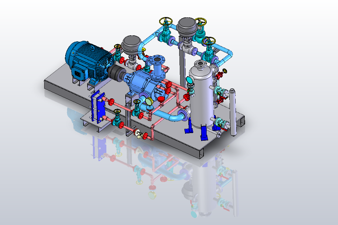 气体压缩机用于废水处理厂